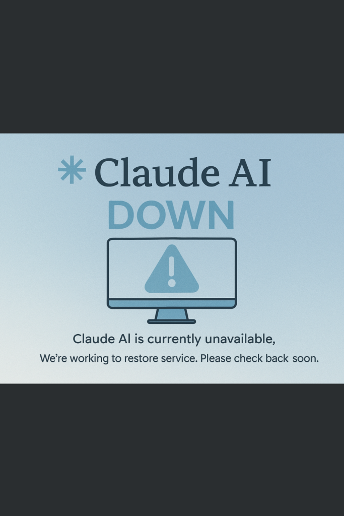 Claude AI down service status dashboard showing elevated error rates April 2026