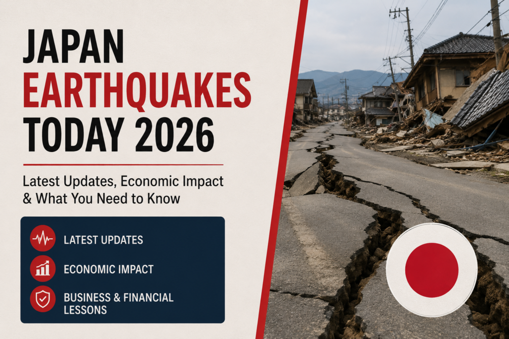 Japan Earthquakes today 2026