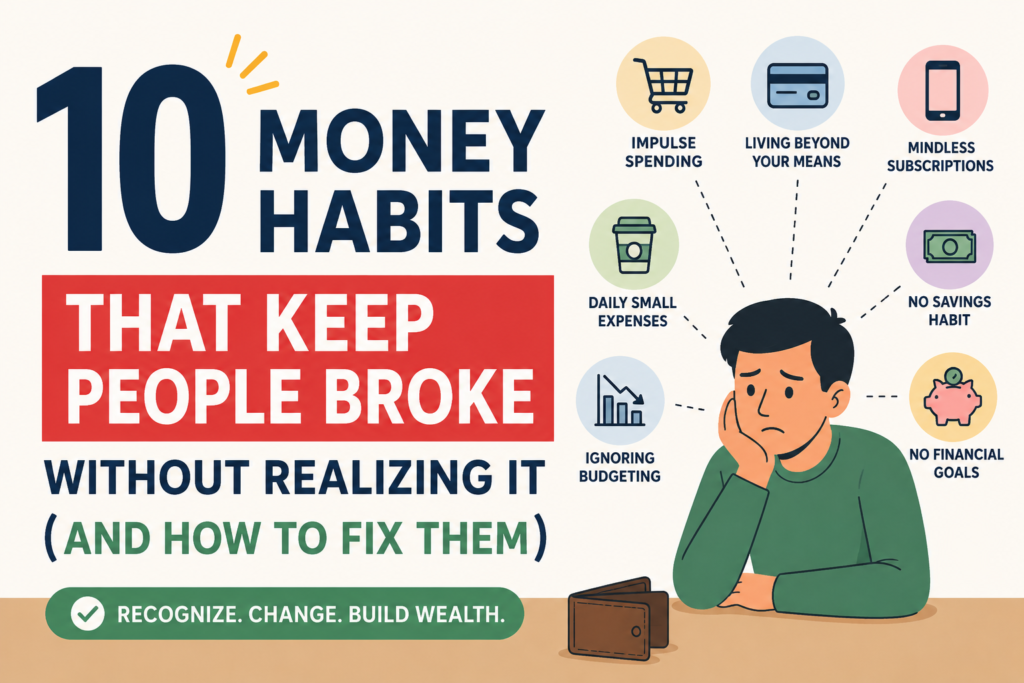 money habits that keep people broke
