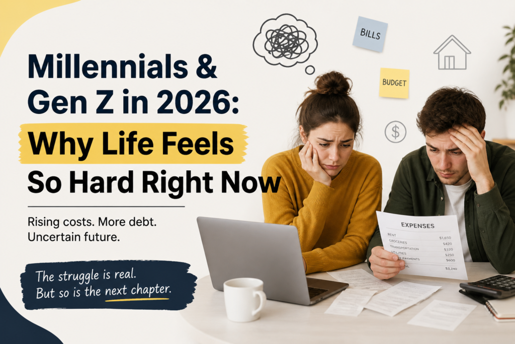 Millennials and Gen Z facing financial crisis and inflation in 2026