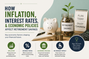 how inflation interest rates and economic policies affect retirement savings